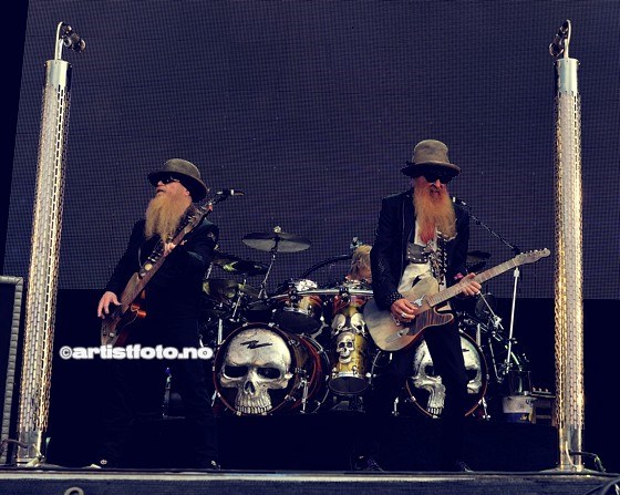 ZZ Top på Notodden Bluesfestival 2012. Foto: Svein Erik Nomeland