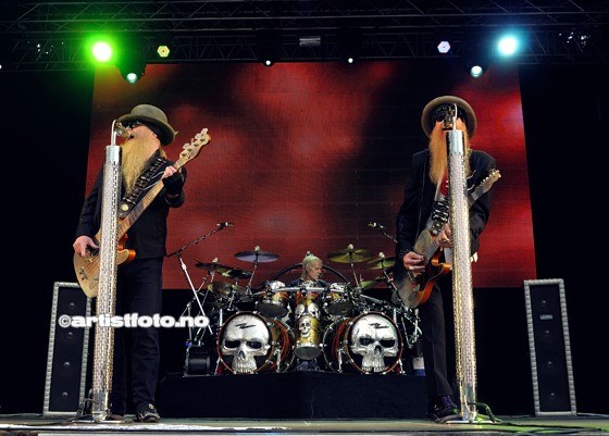 ZZ Top på Notodden Bluesfestival 2012. Foto: Svein Erik Nomeland