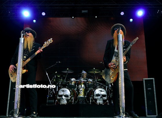 ZZ Top på Notodden Bluesfestival 2012. Foto: Svein Erik Nomeland