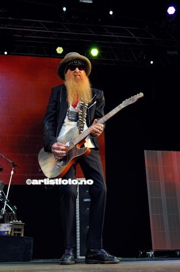 ZZ Top på Notodden Bluesfestival 2012. Foto: Svein Erik Nomeland