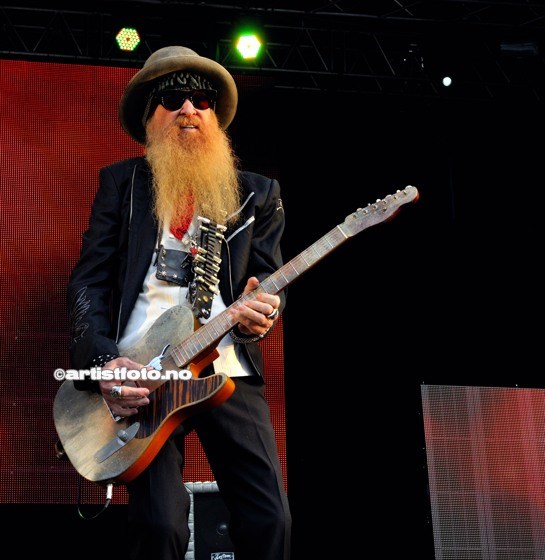 ZZ Top på Notodden Bluesfestival 2012. Foto: Svein Erik Nomeland