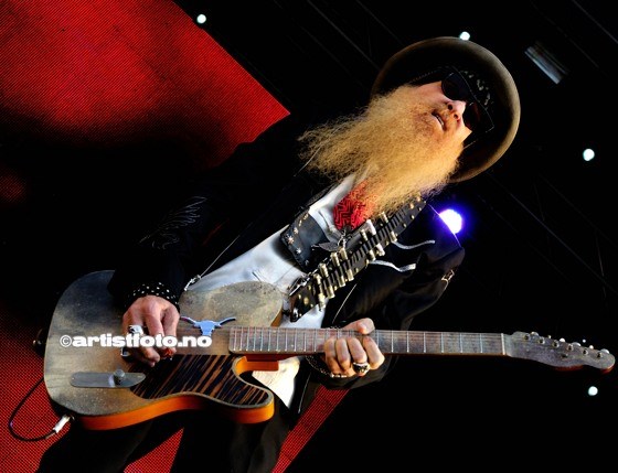 ZZ Top på Notodden Bluesfestival 2012. Foto: Svein Erik Nomeland