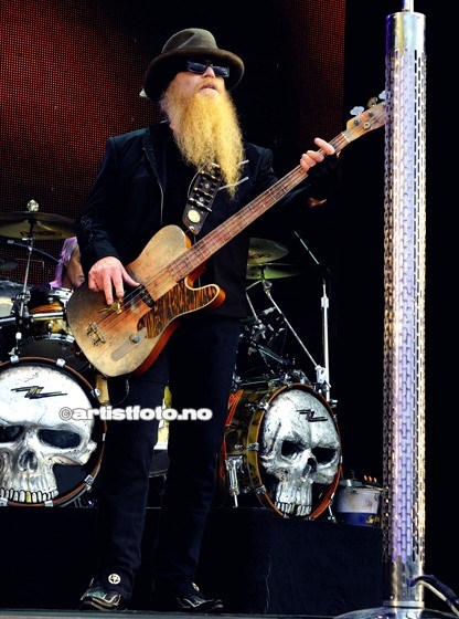 ZZ Top på Notodden Bluesfestival 2012. Foto: Svein Erik Nomeland