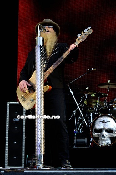 ZZ Top på Notodden Bluesfestival 2012. Foto: Svein Erik Nomeland
