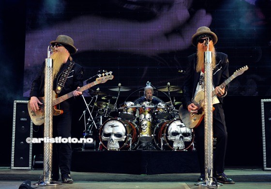 ZZ Top på Notodden Bluesfestival 2012. Foto: Svein Erik Nomeland