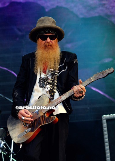 ZZ Top på Notodden Bluesfestival 2012. Foto: Svein Erik Nomeland