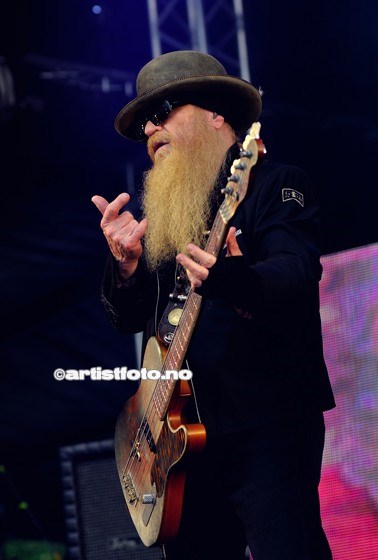 ZZ Top på Notodden Bluesfestival 2012. Foto: Svein Erik Nomeland
