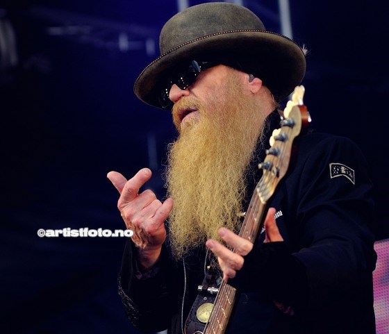 ZZ Top på Notodden Bluesfestival 2012. Foto: Svein Erik Nomeland