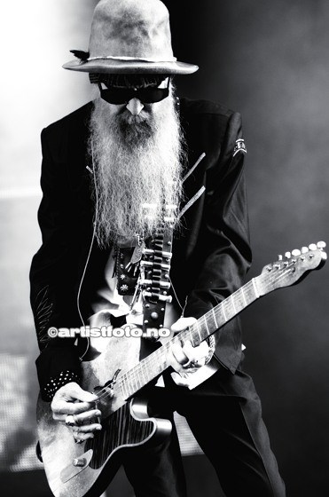 ZZ Top på Notodden Bluesfestival 2012. Foto: Svein Erik Nomeland