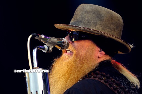 ZZ Top på Notodden Bluesfestival 2012. Foto: Svein Erik Nomeland
