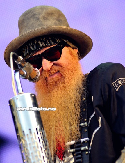 ZZ Top på Notodden Bluesfestival 2012. Foto: Svein Erik Nomeland