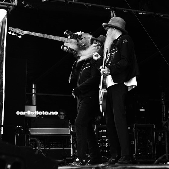 ZZ Top på Notodden Bluesfestival 2012. Foto: Svein Erik Nomeland