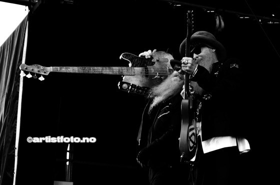 ZZ Top på Notodden Bluesfestival 2012. Foto: Svein Erik Nomeland