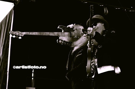 ZZ Top på Notodden Bluesfestival 2012. Foto: Svein Erik Nomeland
