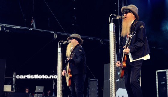 ZZ Top på Notodden Bluesfestival 2012. Foto: Svein Erik Nomeland