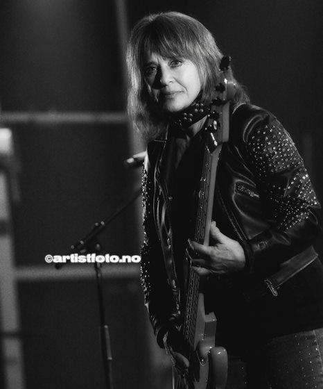 Suzi Quatro på Banken Arena i Kvinesdal, Foto: Svein Erik Nomeland