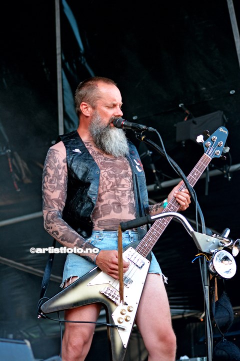 Black Debbath på Canal Street, Arendal 2019. Foto: Stine Hommelsgård