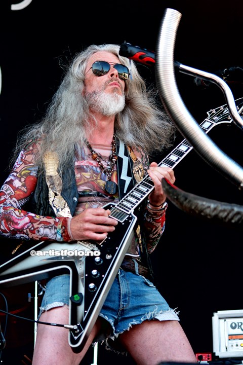 Black Debbath på Canal Street, Arendal 2019. Foto: Stine Hommelsgård