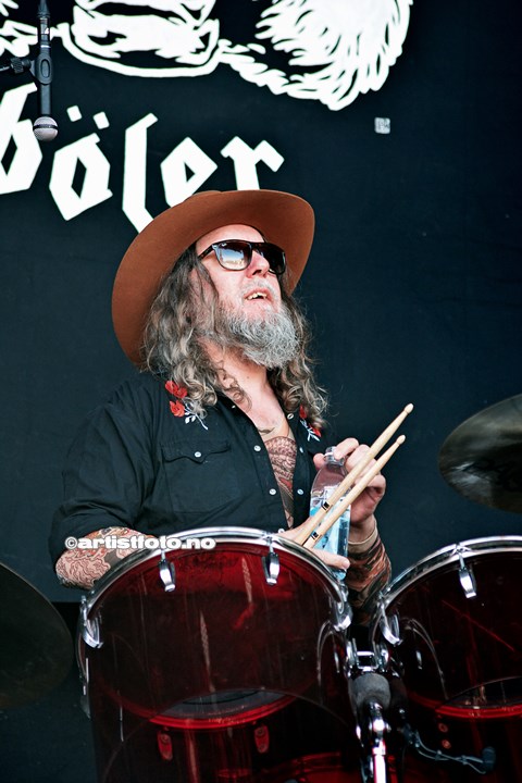 Black Debbath på Canal Street, Arendal 2019. Foto: Stine Hommelsgård