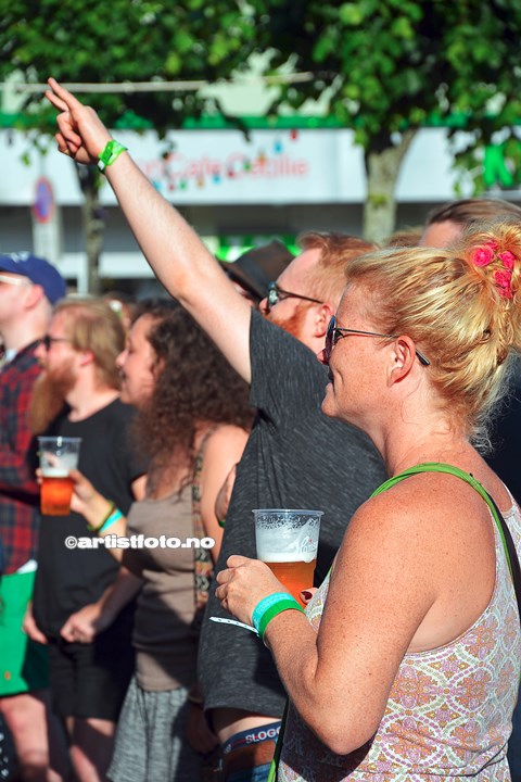Black Debbath på Canal Street, Arendal 2019. Foto: Stine Hommelsgård