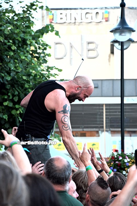 Gåte på Canal Street, Arendal 2019. Foto: Stine Hommelsgård