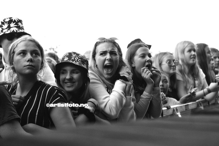 Julie Bergan på Skalldyrfestivalen, Mandal 2019. Foto: Svein Erik Nomeland