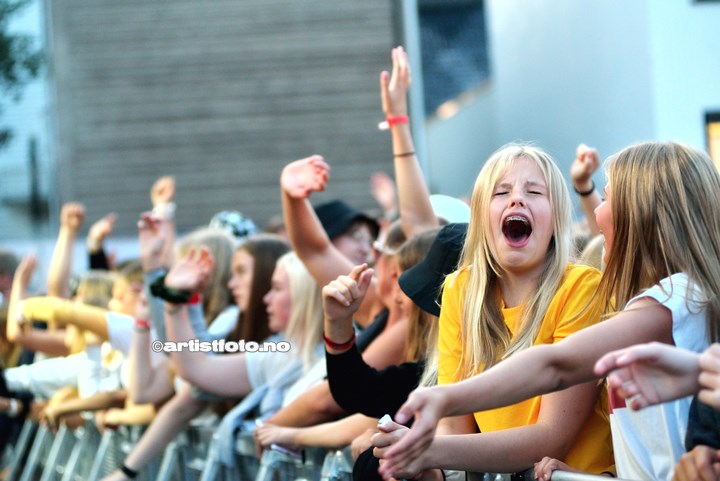 Julie Bergan på Skalldyrfestivalen, Mandal 2019. Foto: Svein Erik Nomeland