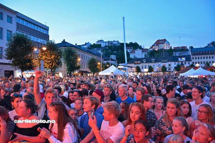 Nico & Vinz på Canal Street, Arendal 2019. Foto: Stine Hommelsgård