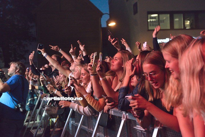 Tix på Skalldyrfestivalen, Mandal 2019. Foto: Svein Erik Nomeland