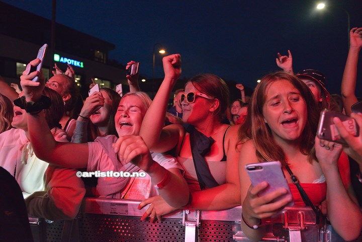 Tix på Skalldyrfestivalen, Mandal 2019. Foto: Svein Erik Nomeland