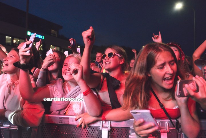 Tix på Skalldyrfestivalen, Mandal 2019. Foto: Svein Erik Nomeland