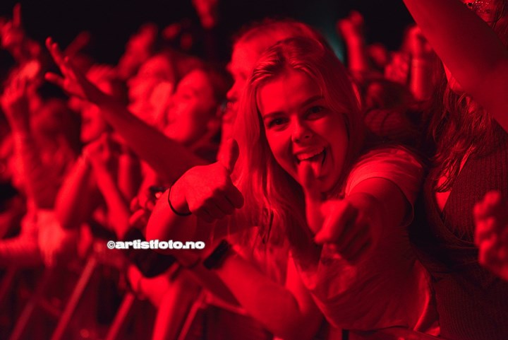 Tix på Skalldyrfestivalen, Mandal 2019. Foto: Svein Erik Nomeland