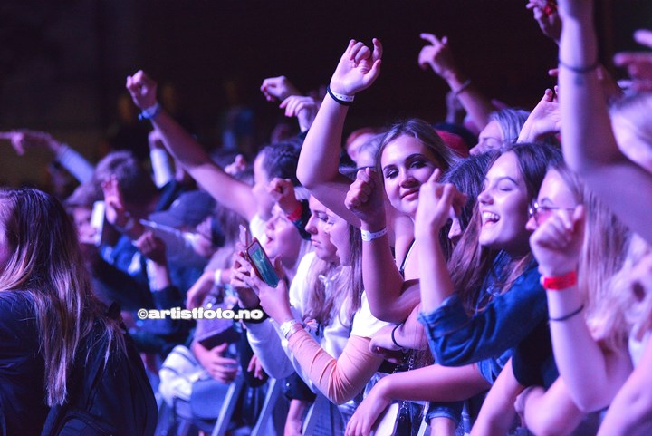 Tix på Skalldyrfestivalen, Mandal 2019. Foto: Svein Erik Nomeland