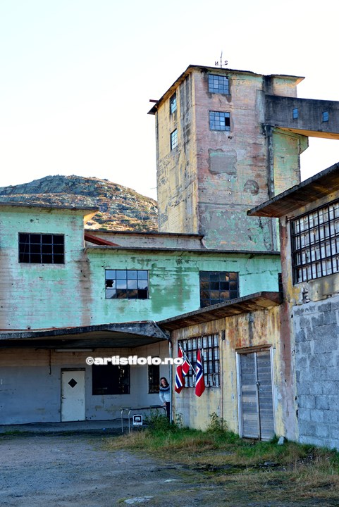 Hilde Selvikvåg i Knaben gruver 2019. Foto: Svein Erik Nomeland