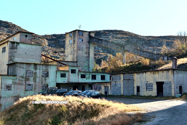 Hilde Selvikvåg i Knaben gruver 2019. Foto: Svein Erik Nomeland