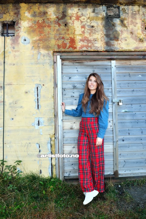 Hilde Selvikvåg i Knaben gruver 2019. Foto: Svein Erik Nomeland