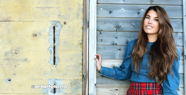 Hilde Selvikvåg i Knaben gruver 2019. Foto: Svein Erik Nomeland