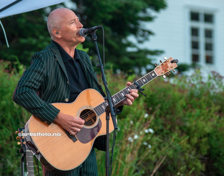 Morten Abel på Skåland Gjestegård , Moi. Foto: Svein Erik Nomeland