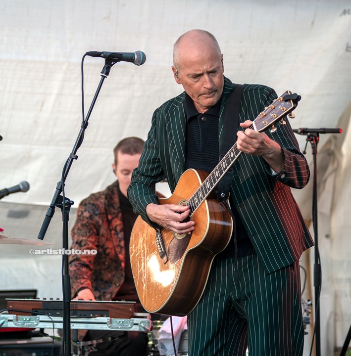 Morten Abel på Skåland Gjestegård , Moi. Foto: Svein Erik Nomeland