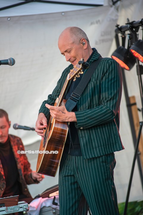 Morten Abel på Skåland Gjestegård , Moi. Foto: Svein Erik Nomeland