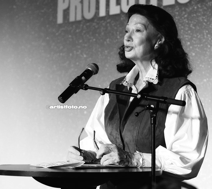 Åse Kleveland på Protestfestivalen 2020 , Kristiansand. Foto: Svein Erik Nomeland