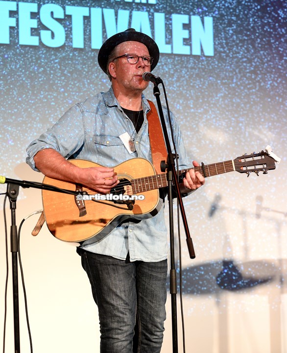 Roy Lønhøiden på Protestfestivalen 2020 , Kristiansand. Foto: Svein Erik Nomeland