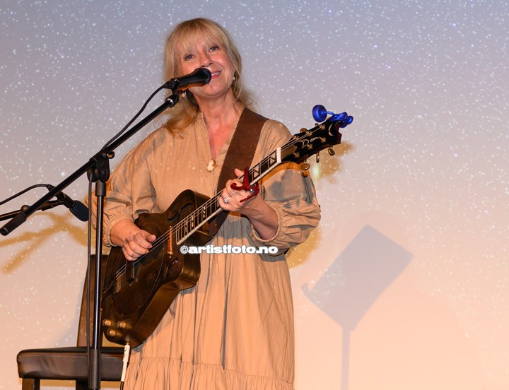 Solveig Leithaug på Protestfestivalen 2020 , Kristiansand. Foto: Svein Erik Nomeland