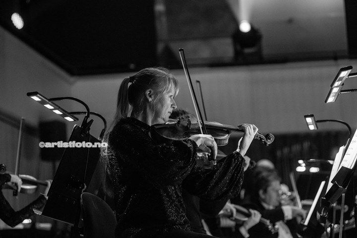 Herborg Kråkevik konsert i Kilden, Kristiansand Symfoniorkester. Foto: Svein Erik Nomeland