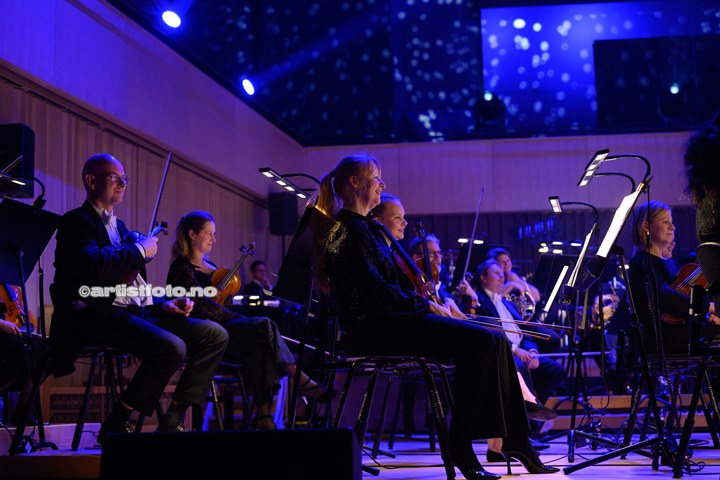 Herborg Kråkevik konsert i Kilden, Kristiansand Symfoniorkester. Foto: Svein Erik Nomeland