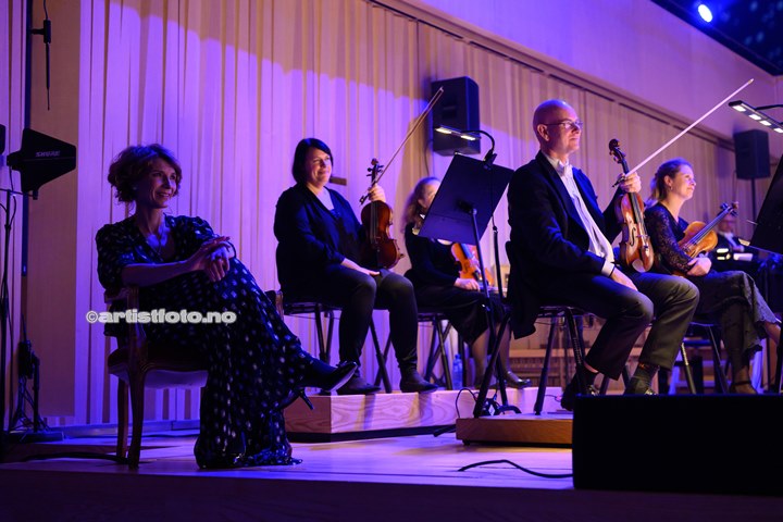 Herborg Kråkevik konsert i Kilden, Kristiansand Symfoniorkester. Foto: Svein Erik Nomeland