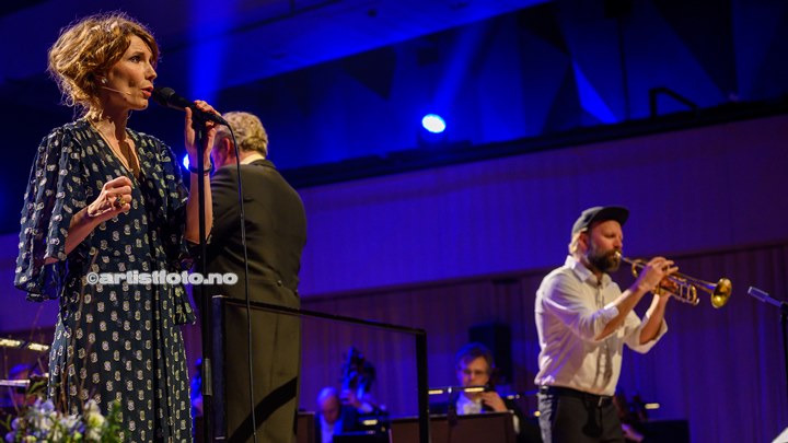Herborg Kråkevik konsert i Kilden. Foto: Svein Erik Nomeland