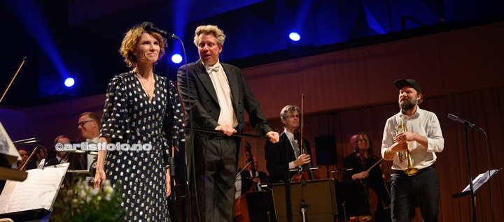 Herborg Kråkevik konsert i Kilden. Foto: Svein Erik Nomeland
