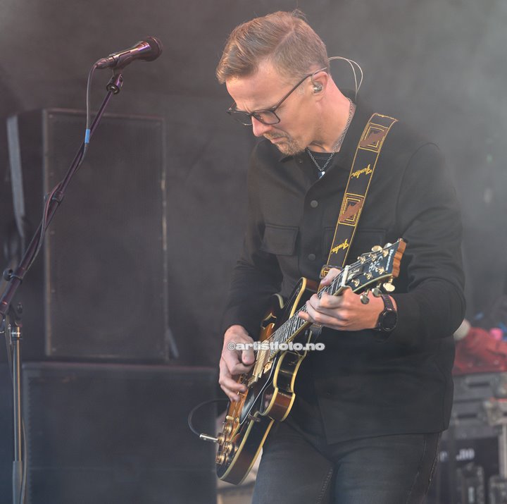 Henning Kvitnes på Skalldyrfestivalen i Mandal. Foto: Marie Launes
