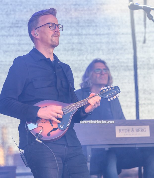 Henning Kvitnes på Skalldyrfestivalen i Mandal. Foto: Marie Launes